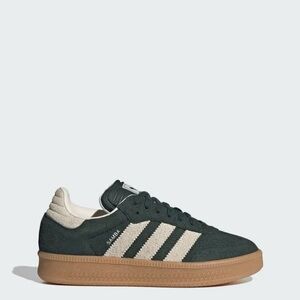 adidas Samba Dark Green and Cream Athletic Shoes